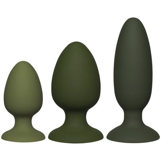 Sinful Advanced Jiggles Analpluggsett       - Grønn