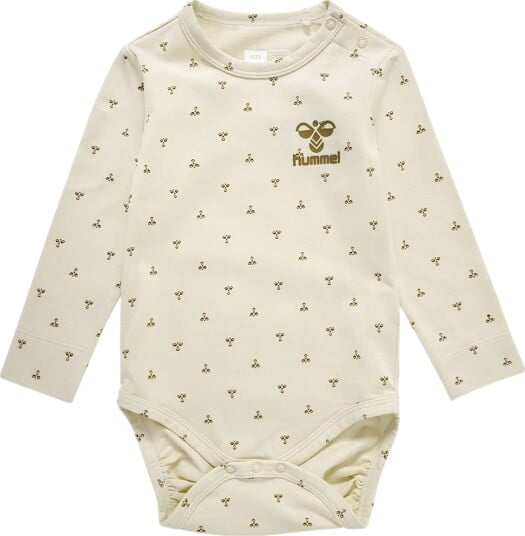 Hummel Body L/æ   hmlBeesy   Whitecap Grå   Hummel   74   Langermet Body   Beige