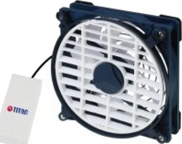Titan Ttc-Nf82tzRb Vifte Sort Hvit 140 Mm 140 Mm 45 Mm