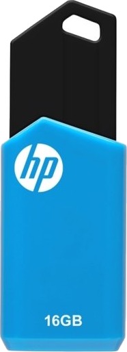 Hp V150w 16 Gb Usb Type-A 2.0 Skyving Sort Blå Hp V150w 16 Gb Usb Type-A 2.0 Skyving Sort Blå
