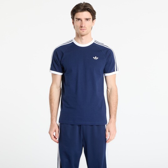 T skjorte adidas 3 Stripes T Shirt Night Indigo XXL