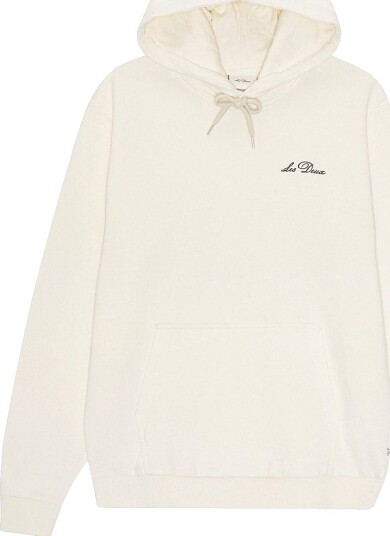 Les Deux   Collegegenser Signature Print Hoodie   Beige