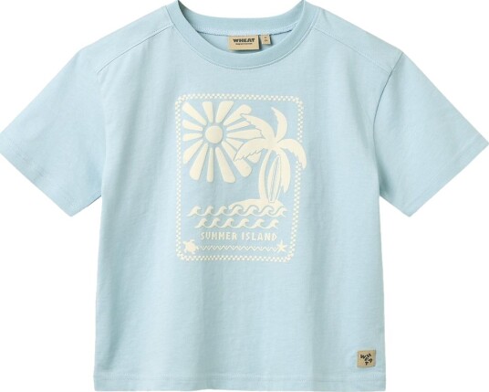 Wheat T skjorte Kim Summer Sky Wheat 4 år 104 T skjorte Blå Wheat T skjorte Kim Summer Sky Wheat 4 år 104 T skjorte Blå
