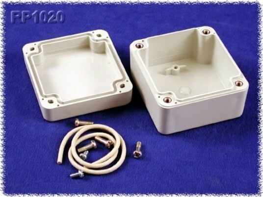 Hammond Electronics Rp1020 Universalskap 65 X 60 X 40 Polykarbonat Grå 1 Stk