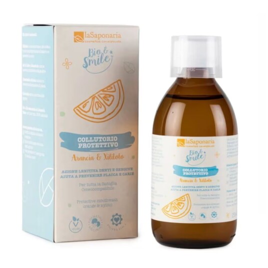 La Saponaria Munnskyll 250 ml Oransje Xilitol
