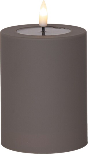 LED BLOKKLYS FLAMME SOFT MULDVEK / 12,5 CM / TIMER
