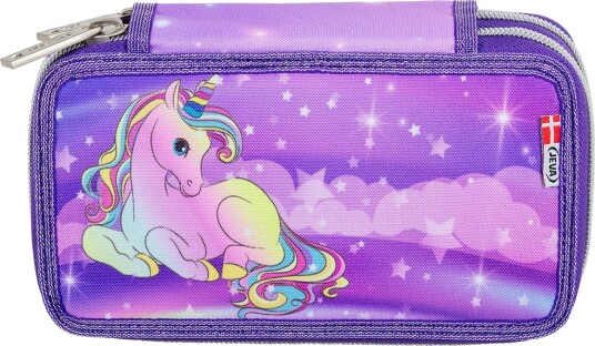 Jeva Pennal Twozip Unicorn Friends