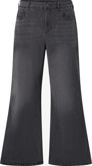 Zizzi Jeans Jsport Wide Jeans Grå