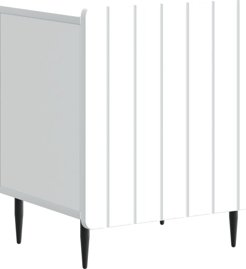  Nattbordskap Hvit 43 x 34,5 x 52 cm Konstruert tre