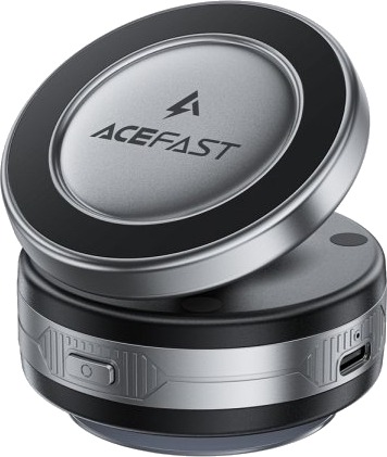 Acefast E29 Magnetisk Holder Med Trådløs Lader Og Sugekopp Til Dashbord/Bilrute Svart Acefast E29 Magnetisk Holder Med Trådløs Lader Og Sugekopp Til Dashbord/Bilrute Svart