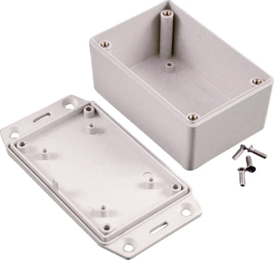 Hammond Electronics 1591XXAFLBK 100 × 51 × 26 mm ABS Sort Kabinett