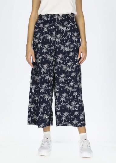 Seaside Sankt Claud Pants Navy Palm 34 Strandklær