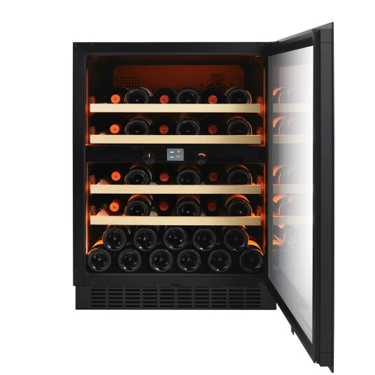 Pevino Majestic 43 flasker 2 kjølesoner Svart glasfront Pevino Majestic 43 flasker 2 kjølesoner Svart glasfront