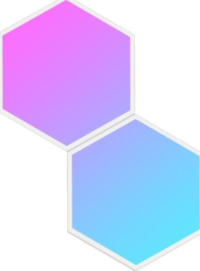 Govee Glide Hexa Light 2 Panels Expansion Pack