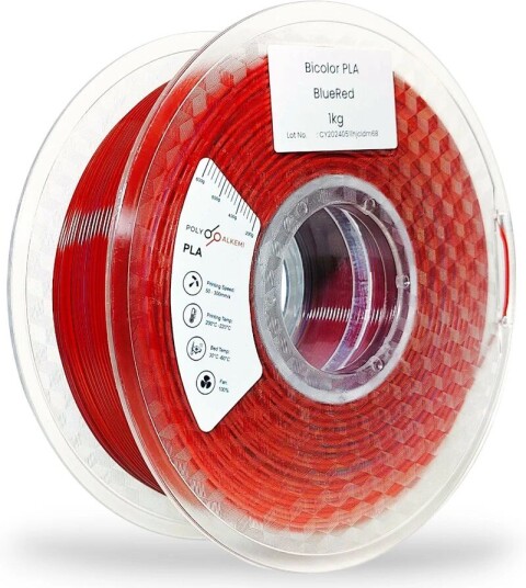 Polyalkemi Pla Bicolor Blue Red Polyalkemi Pla Bicolor Blue Red