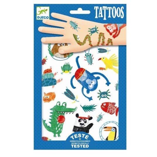 Djeco Tatoveringer Ville dyr