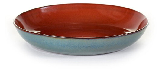 Serax Terres de Rêves pastatallerken 23,5 cm Rust-smokey blue