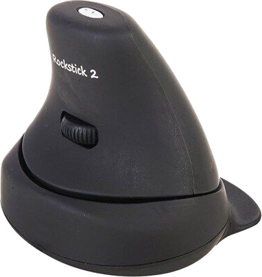 Bakker Elkhuizen Rockstick 2 Wireless - Vertical mouse - 3 knapper - Svart