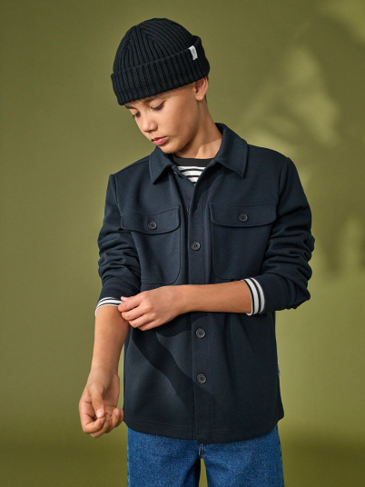 Only & Sons Jr New Kodyl Overshirt Sweat Blå 134/140 Only & Sons Jr New Kodyl Overshirt Sweat Blå 134/140