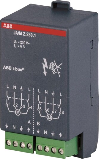 Abb 2Cdg110003R0011 Sjalusiaktor 230 v Vekselstrøm, Maks. Omkoblingseffekt 1480 w