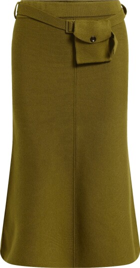 Vero Moda Vmjane Nw Pocket Calf Skirt Ts Khaki green XL