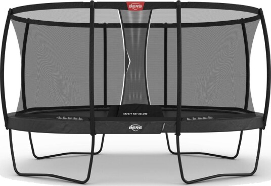 BERG Trampoline Grand Champion 470 grå Med sikkerhetsnett Deluxe BERG Trampoline Grand Champion 470 grå Med sikkerhetsnett Deluxe