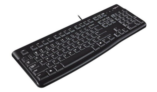 Logitech K120 Standard Tastatur med Nordisk Layout - Svart