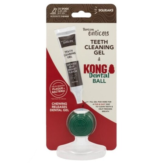 TropiClean Enticers Dental Ball Kit Medium