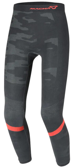 Macna MC-Bukser Macna Baselayer All-season Svart-Grå-Rød Macna MC-Bukser Macna Baselayer All-season Svart-Grå-Rød