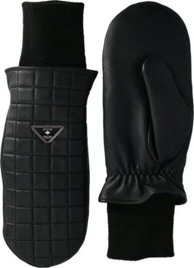 Canada Snow Women's Isaberg Leather Mittens Black M Canada Snow Women's Isaberg Leather Mittens Black M