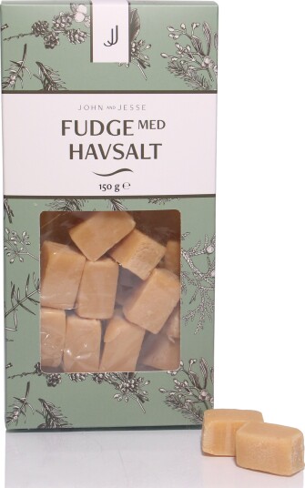 J&J Fudge med havsalt  150 g