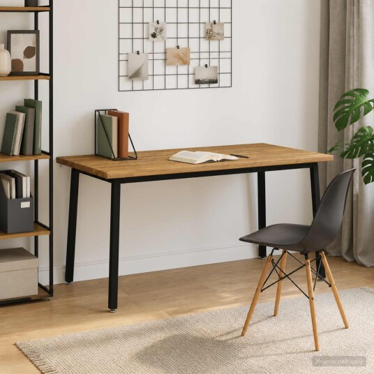 vidaXL Spisebord med levende kant 160 x 80 x 75 cm Solid akasietre vidaXL Spisebord med levende kant 160 x 80 x 75 cm Solid akasietre