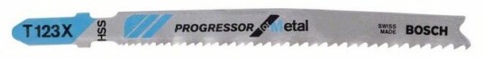 Bosch Progressor T 123 XF Sagblad for Metall - 100 mm, 5 Deler