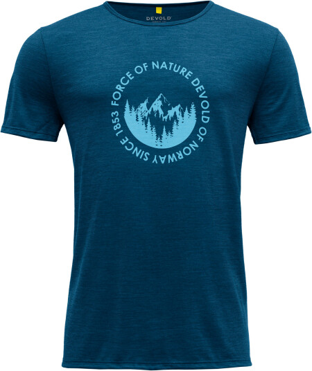 Devold Leira Tee Herre A/Skydiver Dark XL