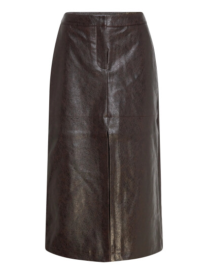 Minus Msdorothea Midi Skirt - Brown - 36 Minus Msdorothea Midi Skirt - Brown - 36
