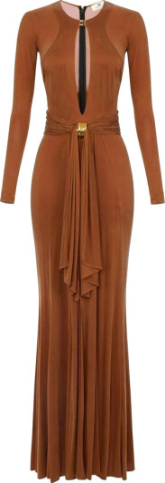 Elisabetta Franchi Dame Kjoler Brun L, Elisabetta Franchi Dame Kjoler Brun L,