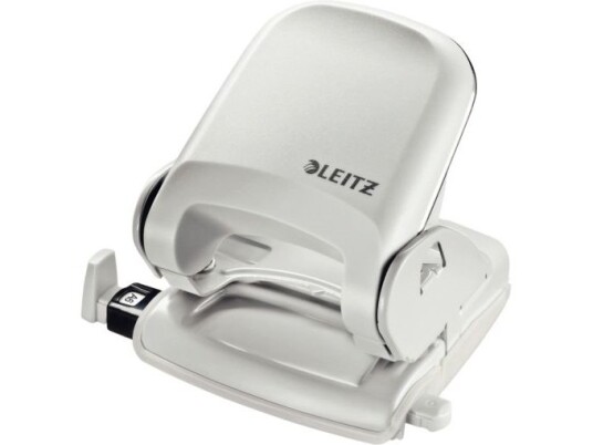 Leitz Hullstanser Nexxt 5005 Stansekapasitet: 25 Ark Grå Metallbunn Plastbunn Med Stoppskinne 5005-00-85
