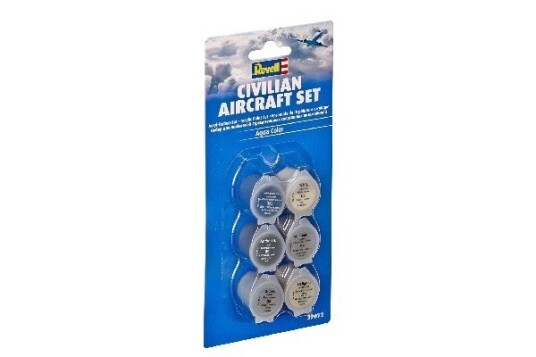 Revell Modellfly Sett med 6 Farger Akrylmaling 30ml
