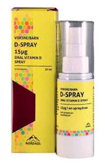 D600 Vitamin D Spray Barn 15 ug D600 Vitamin D Spray Barn 15 ug