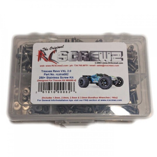 RC Screwz SS Screw Set TRA E Revo 2.0 VXL RC Screwz SS Screw Set TRA E Revo 2.0 VXL