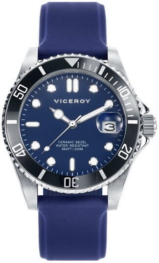 Viceroy Herreklokke 471031 39 Classic Blå/Gummi Ø40 mm Viceroy Herreklokke 471031 39 Classic Blå/Gummi Ø40 mm