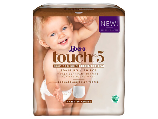 Libero Touch 5 Pants 10-14 kg 20 stk. Libero Touch 5 Pants 10-14 kg 20 stk.