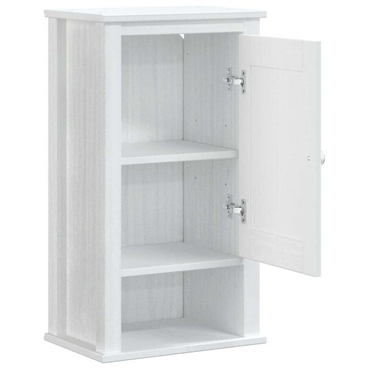 Baderomsskap BERG hvit 40x27x71 5 cm heltre furu Baderomsskap BERG hvit 40x27x71 5 cm heltre furu
