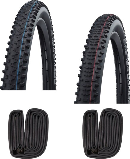 2 Dekk + 2 Slanger Schwalbe Racing Ray Og Racing Ralph 29 x 2,25'' Med Presta Ventil