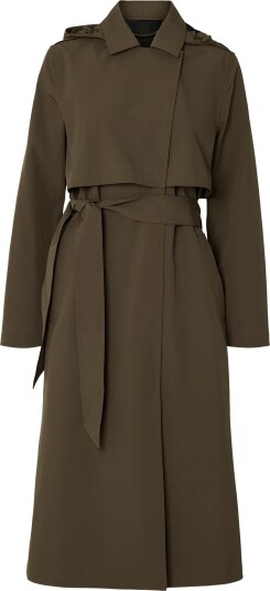 Selected Slwnew Aline Tech Trenchcoat Noos Khaki green 40
