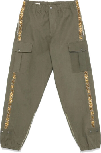 Dries Van Noten Herre Bukser Grønn M,