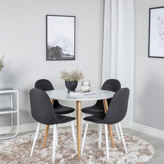Venture Home Spisegruppe Venture Home Plaza med 4stk Polar Stoler GR24074