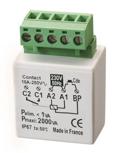 Urmet Mtr200e flush-mounted toggle relay with timer (3760054543508) Urmet Mtr200e flush-mounted toggle relay with timer (3760054543508)