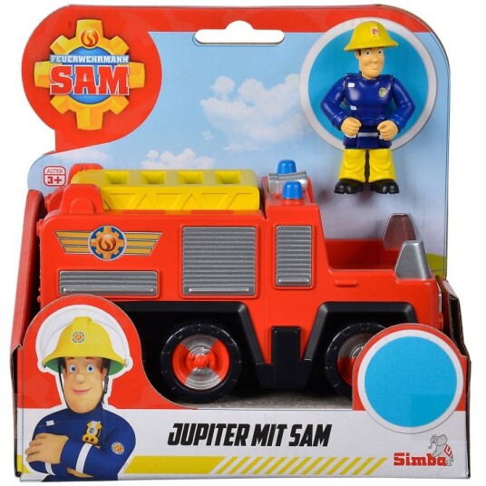 Brandman Sam Jupiter med Sam Figur Brandman Sam Jupiter med Sam Figur