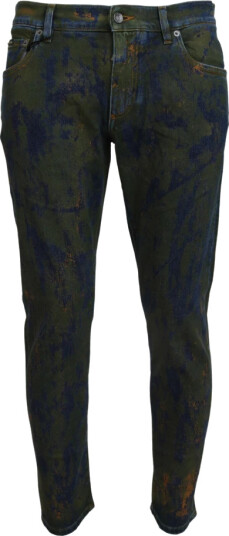 Dolce & Gabbana Herre Jeans Grønn XL,